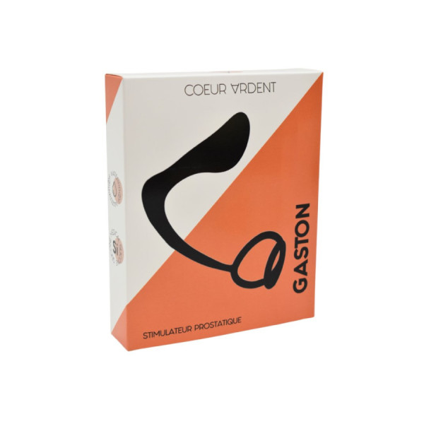 GASTON, Stimulateur Prostatique dans un silicone doux et lisse 